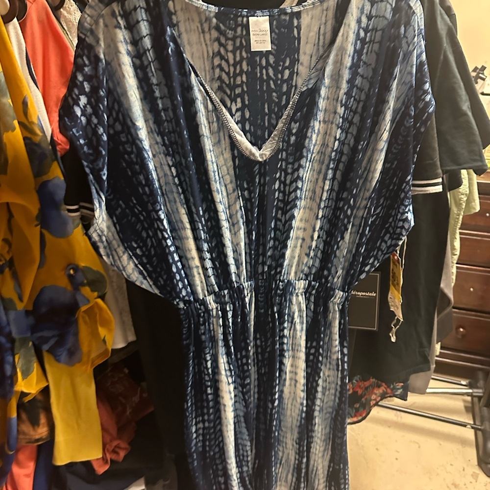 West Loop Blue and White Dress